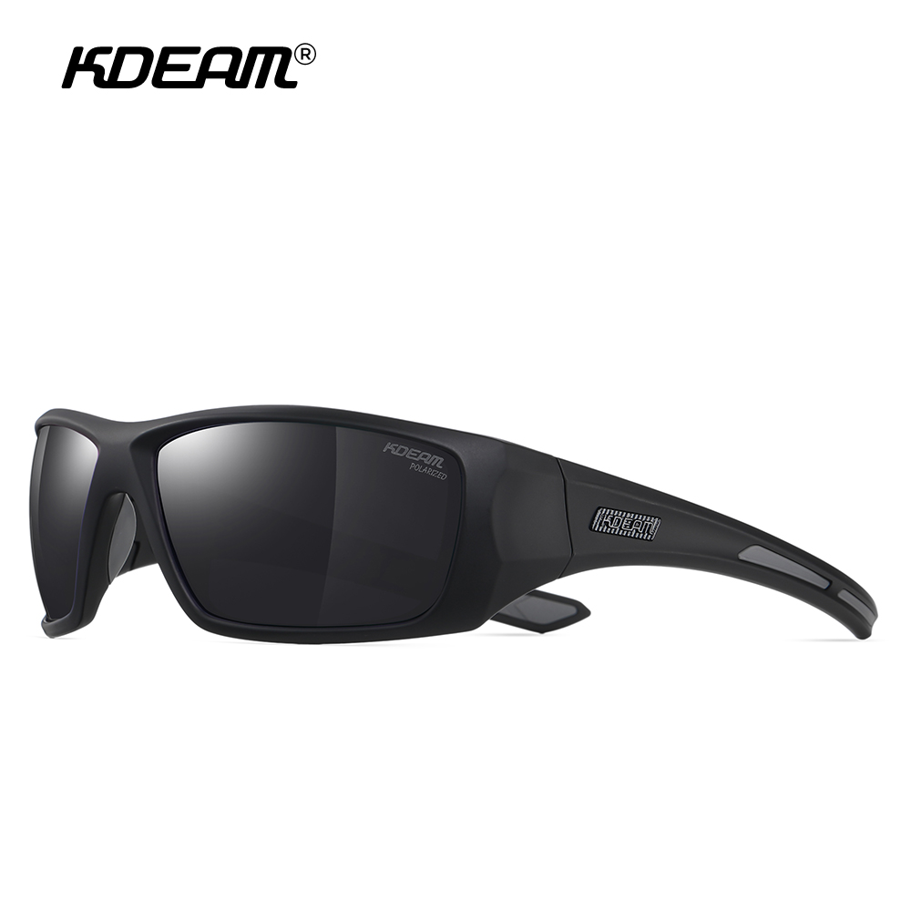 Cycling Gear Material - Kdeam-男性用サイクリングサングラス,偏光サングラスのみ,高品質の乗馬用素材,tr90素材