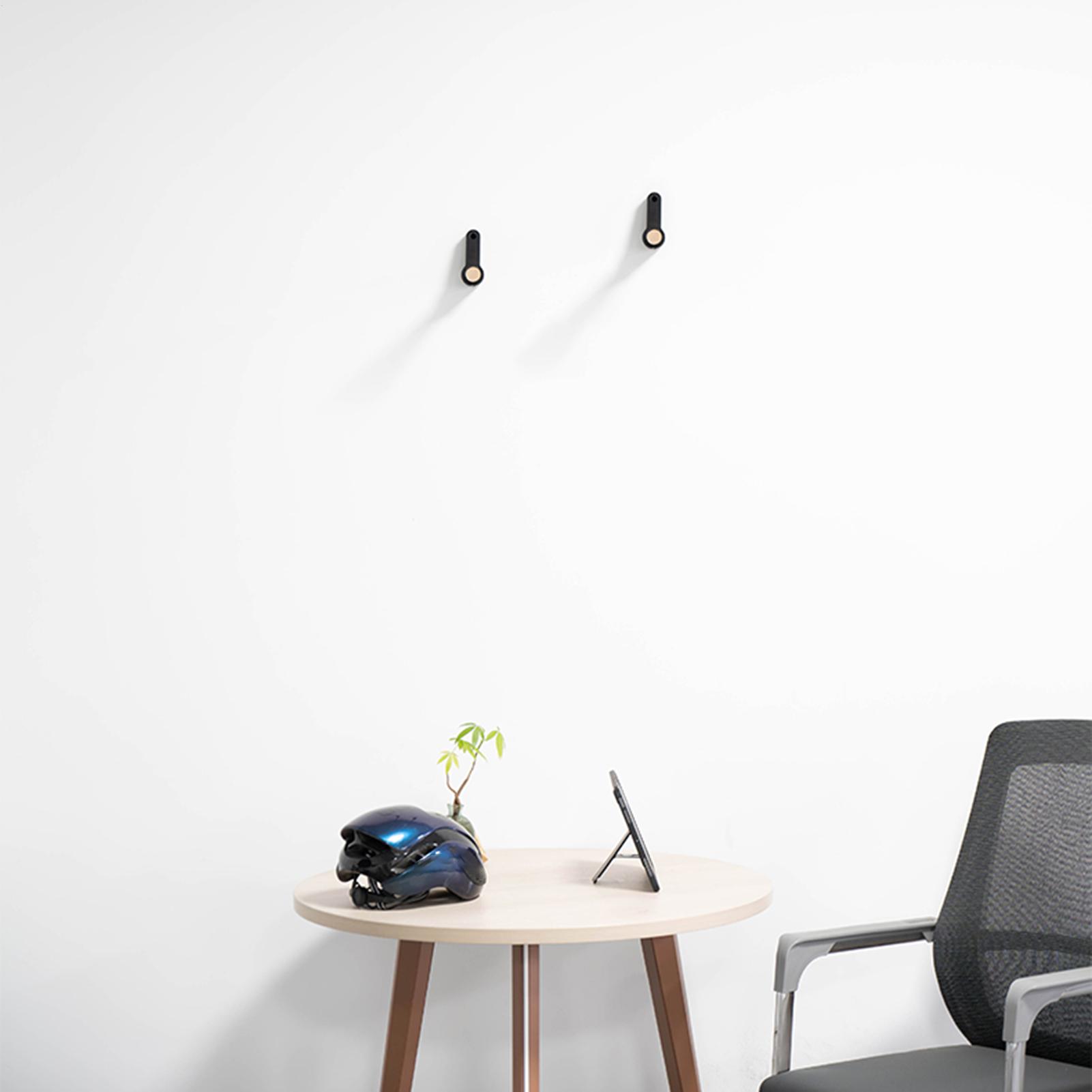 Cycling Gear Wall Organizer - 壁掛け式自転車ラック-水平自転車収納フック駐車ラック木製壁掛けブラケット、書斎廊下の壁に最適