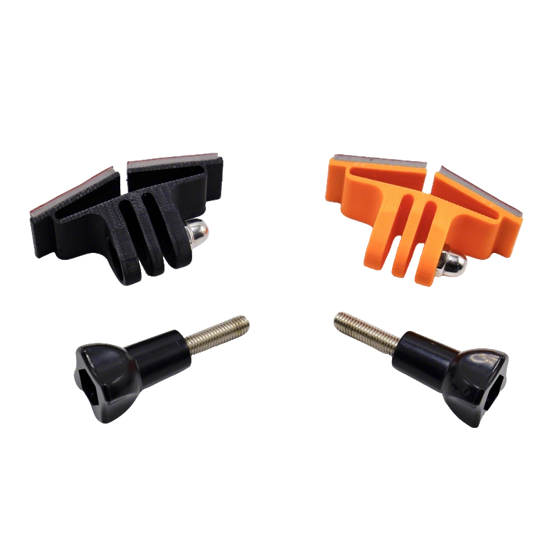 Cycling Gear Material - DJI/GoPro アクションカメラ用ダウンヒルハーフヘルメットバイザーベースマウントオフロードサイクリング FPV ブロギングツール超軽量ホルダー