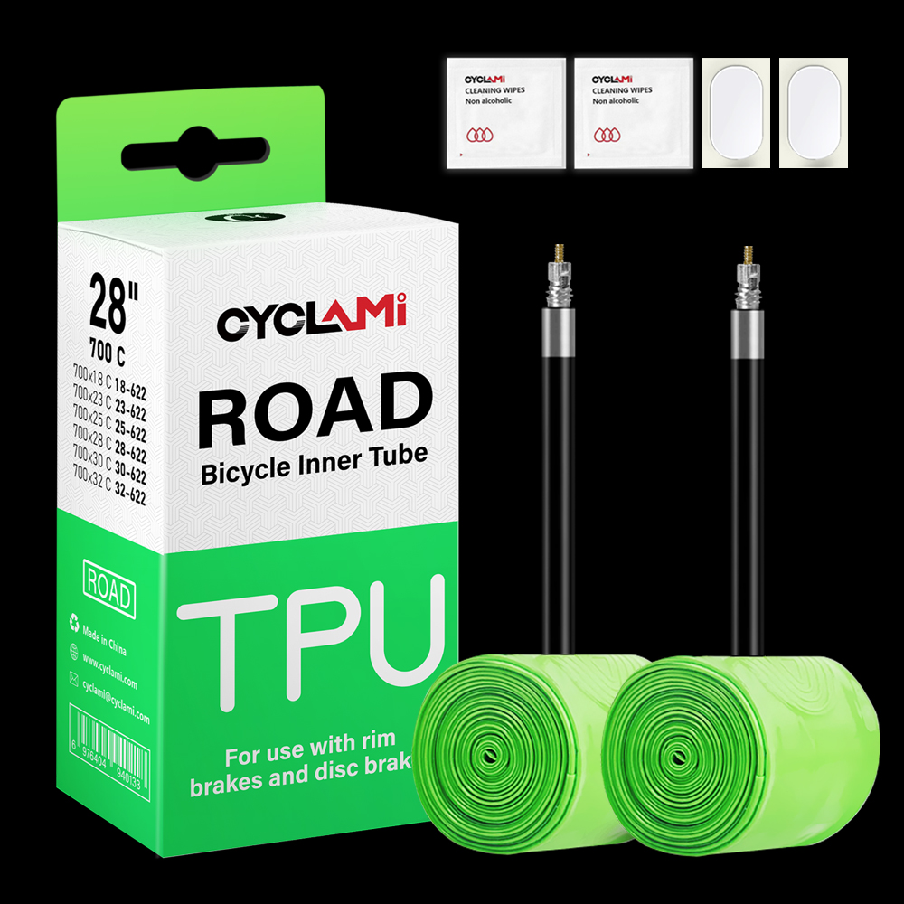 Cycling Gear Material - Cyclami-超軽量インナーチューブ,30g,700c,18 32,マウンテンバイクおよびロードバイク用,長さ45mm,65mm,85mm,バルブ付き