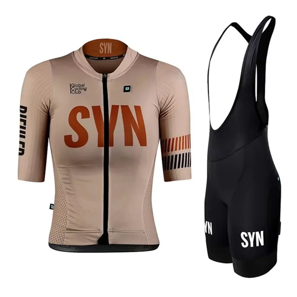 Cycling Gear Ladies - 夏 SYN チームサイクリングセット女性シンジケート半袖ジャージとビブショーツプロレース自転車服スーツ