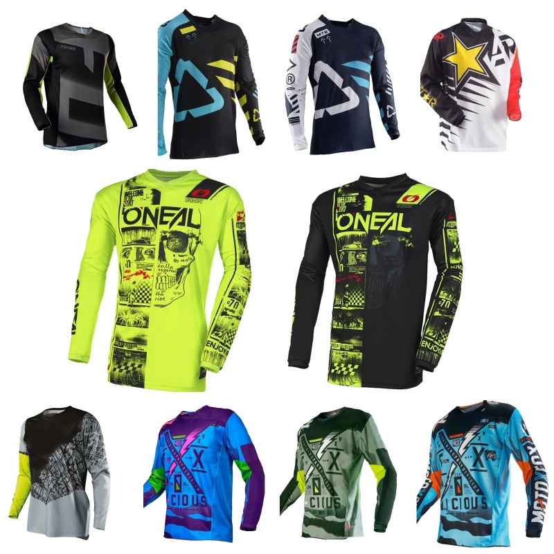 通気性速乾モトクロスジャージ男性女性オフロードオートバイ M - Cycling Gear Ladies のレビューと価格