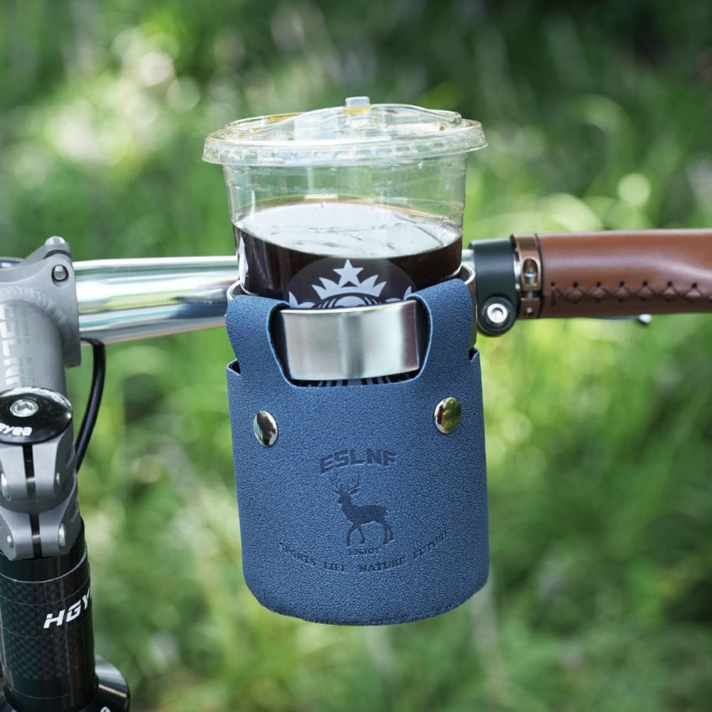 金属製クランプ式サイクリングウォーターボトルケージ、革素材、 - Cycling Gear Material のレビューと価格