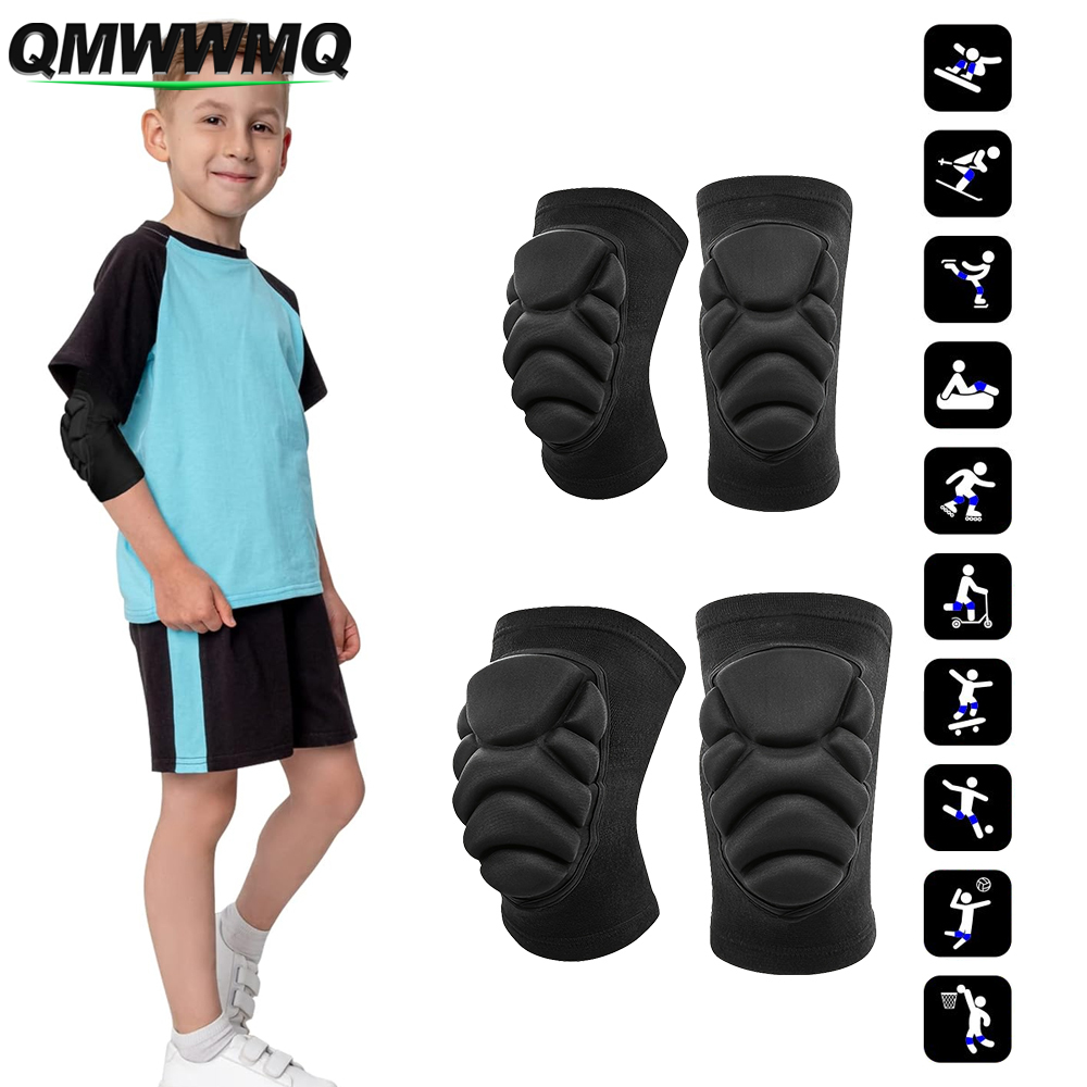 1ペアの子供用保護膝と肘パッドセット、青少年の男の子と女の子 - Youth Cycling Gear のレビューと価格