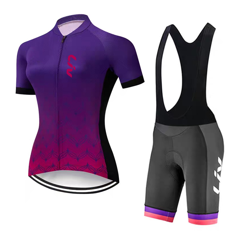 LIV サイクリングスポーツウェアセット女性用サイクリングジ - Cycling Gear Ladies のレビューと価格