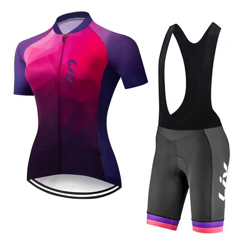 LIV サイクリングスポーツウェアセット女性用サイクリングジ - Cycling Gear Ladies のレビューと価格