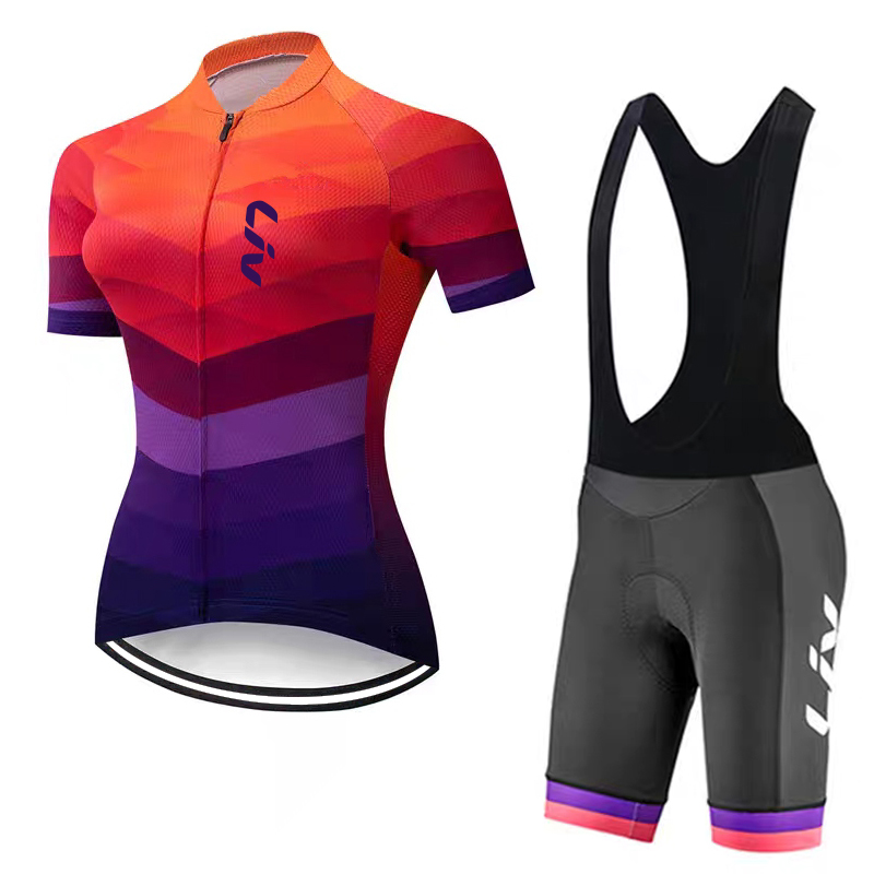 LIV サイクリングスポーツウェアセット女性用サイクリングジ - Cycling Gear Ladies のレビューと価格