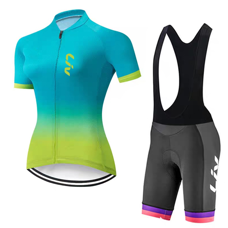 LIV サイクリングスポーツウェアセット女性用サイクリングジ - Cycling Gear Ladies のレビューと価格