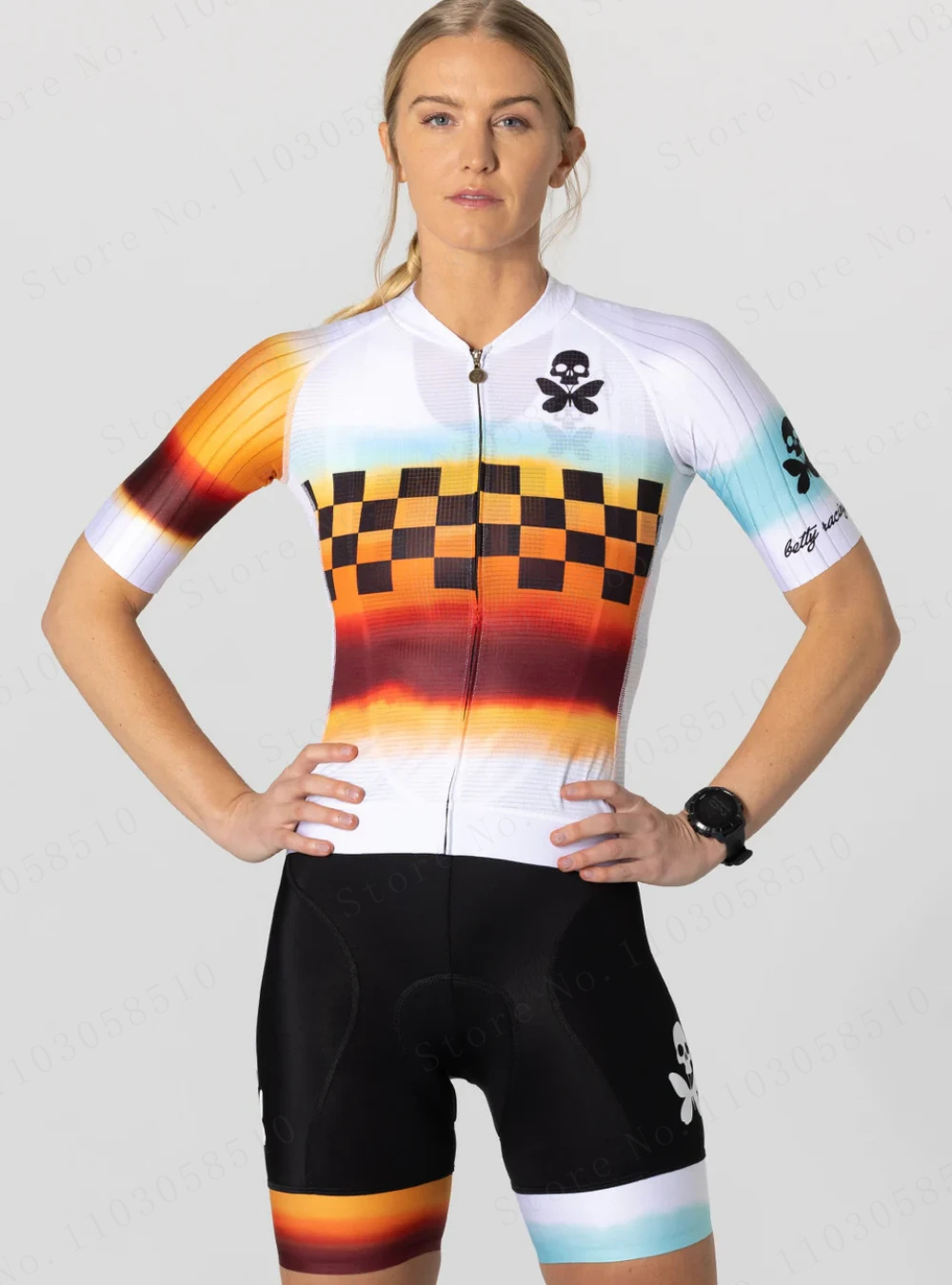 女性サイクリングアウトドアスポーツジャージビブショーツ 9D - Cycling Gear Ladies のレビューと価格