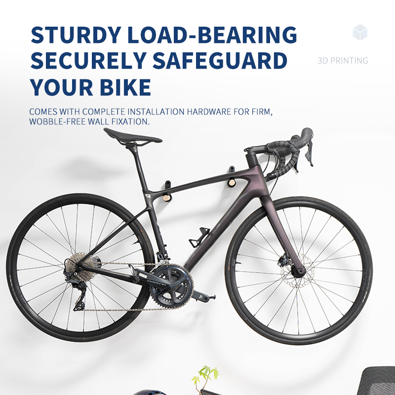 自転車収納ハンガー 壁掛け式自転車収納ラック 木製無垢材 壁 - Cycling Gear Wall Organizer のレビューと価格