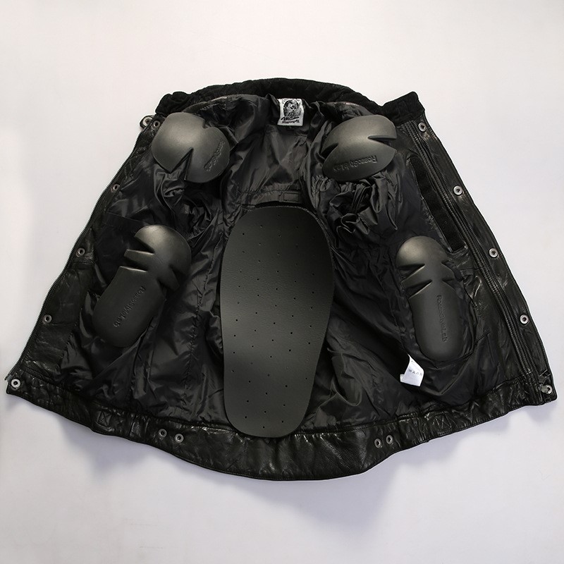 取り外し可能な保護具付きサイクリングバイクスーツ、レザー製メ - Cycling Gear Shop のレビューと価格