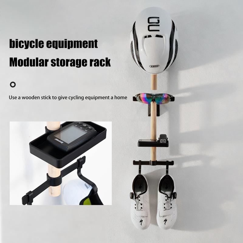 自転車デスクトップオーガナイザーディスプレイマウント1セット - Cycling Gear Wall Organizer のレビューと価格