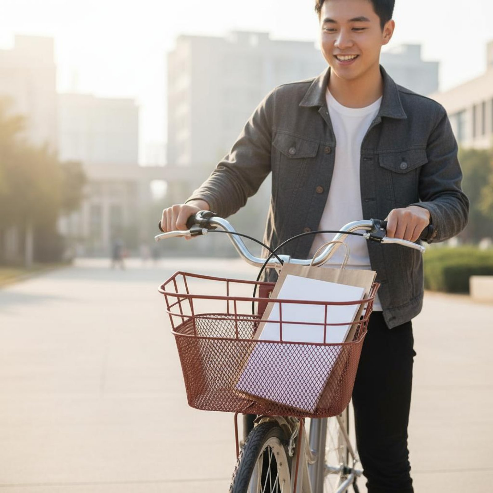 フロントメタルサイクルバスケット 大容量フロントバイクバスケ - Cycling Gear Shop のレビューと価格