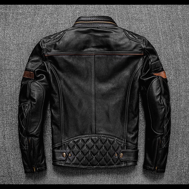 オートバイスーツ 純粋なトップグレイン牛革 メンズ サイクリ - Cycling Gear Shop のレビューと価格