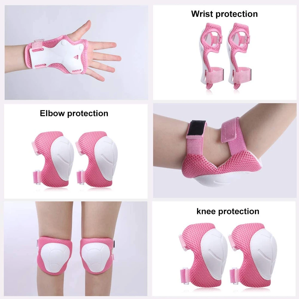 GOMOREON 6 ピース/セット子供用膝パッド肘パッドリ - Cycling Gear Material のレビューと価格