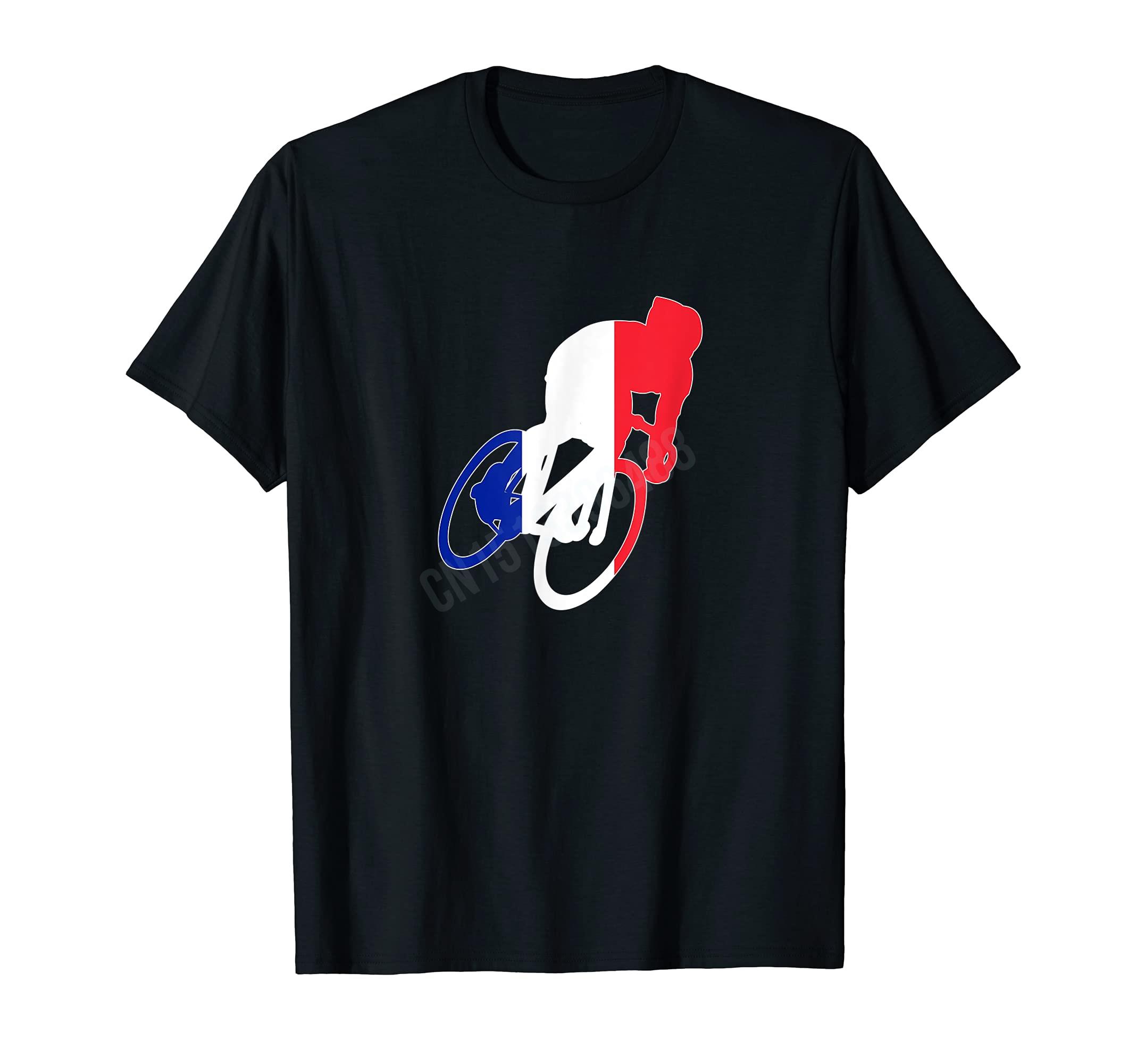 フランスのサイクリングTシャツ,ヒップホップトップ,コットン - Cycling Gear Shop のレビューと価格