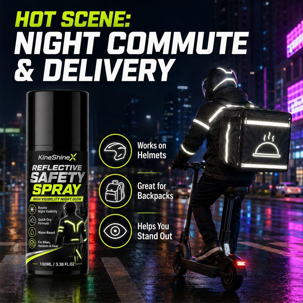 反射性安全スプレー 夜間視認性グローコーティング サイクリン - Cycling Visibility Gear のレビューと価格