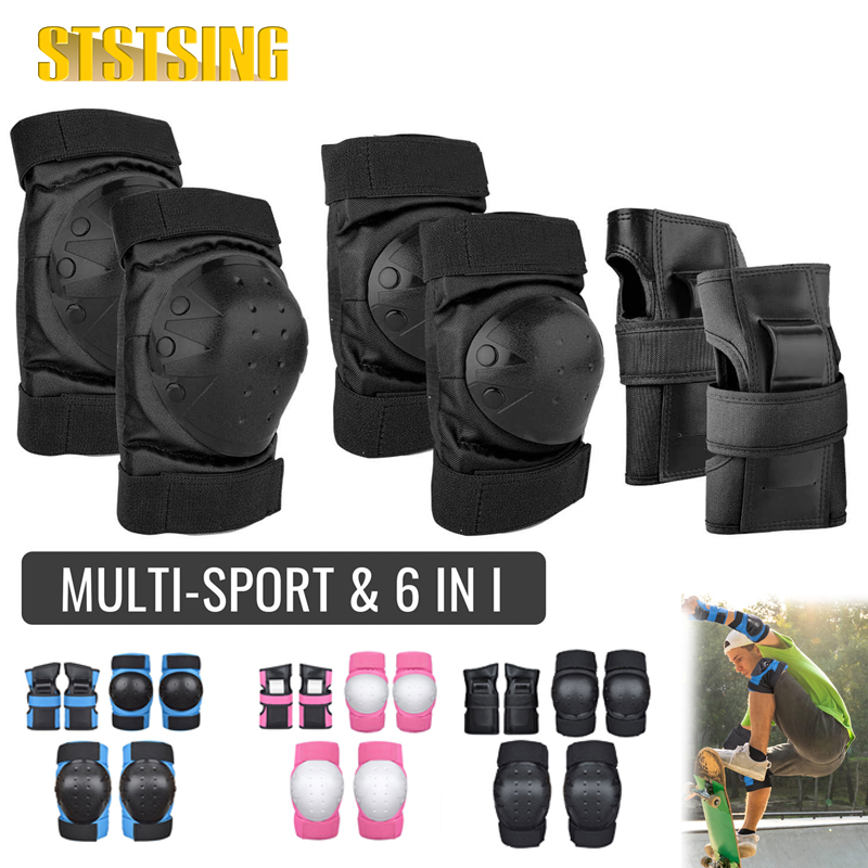 大人、青少年、子供用膝パッド、肘パッド、リストガード、スケー - Youth Cycling Gear のレビューと価格