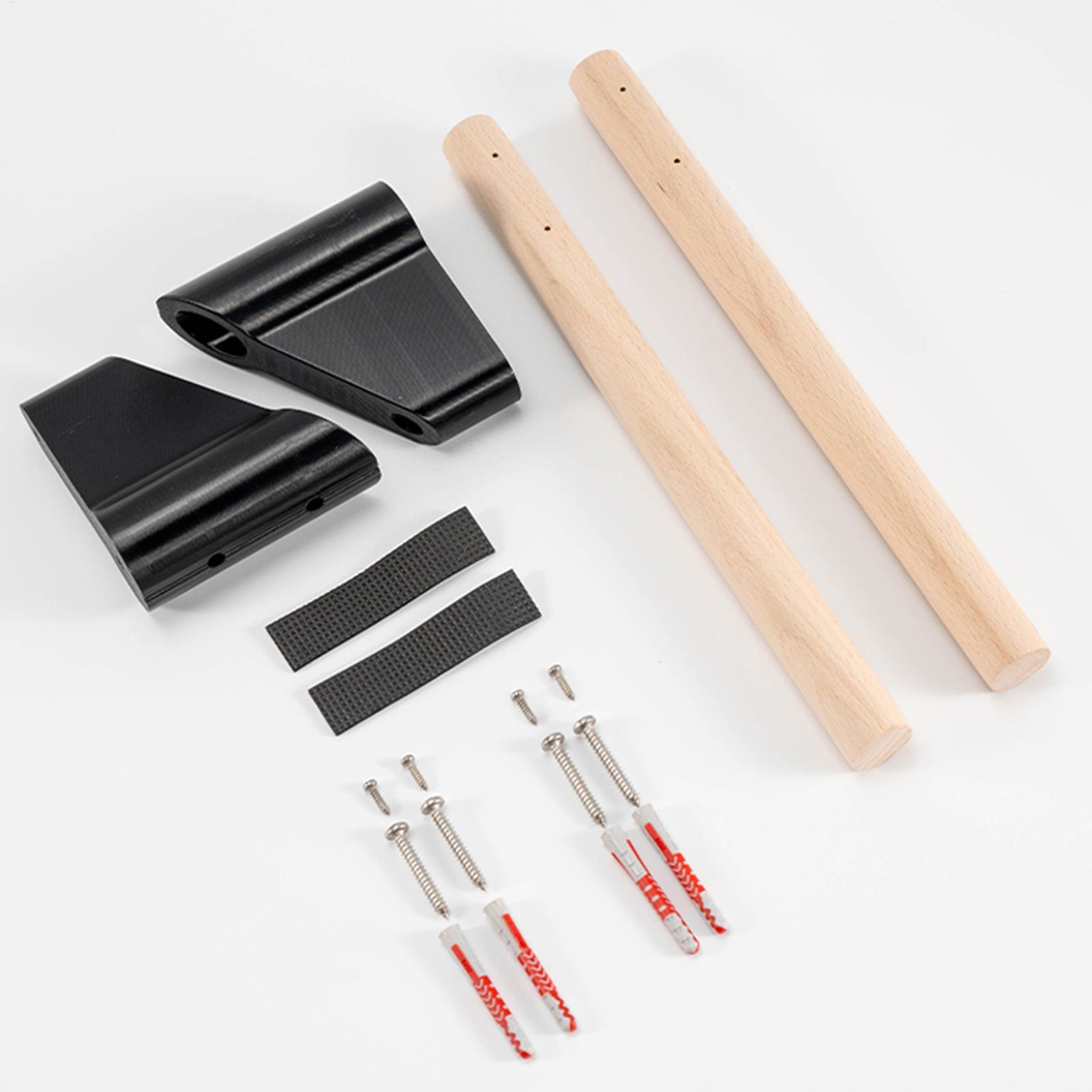 自転車収納ハンガー 壁掛け式自転車収納ラック 木製無垢材壁掛 - Cycling Gear Wall Organizer のレビューと価格