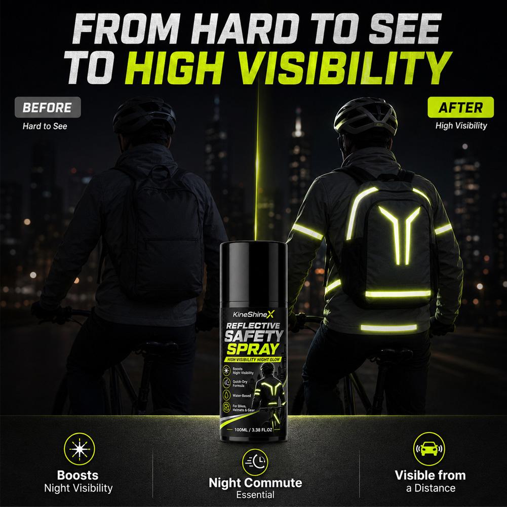 夜間反射安全スプレー高視認性コーティング塗料、サイクリング、 - Cycling Visibility Gear のレビューと価格
